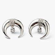 Серьги-гвоздики из циркония EJEW-L234-044P