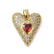 Подвески из латуни и кубического циркония KK-S372-14G