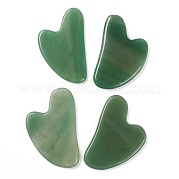 Естественные зеленые авантюрины gua sha доски G-B003-01