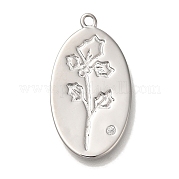 Латунные микро проложить кубического циркония подвески KK-U038-05P-04