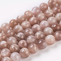 Natürliche sunstone Perlen Stränge&nbsp;L-G-G099-4mm-14
