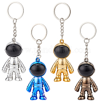 PandaHall Hamsa Hand Keychain, 12 Styles Evil Eye Keychain with Crystal Stone Hexagonal Gemstone Good Luck Charm Keychain for Wrislet