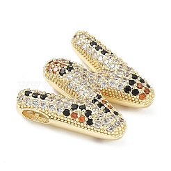 Colgante micropavé cubic zirconia de latón&nbsp;KK-Z108-02G-W