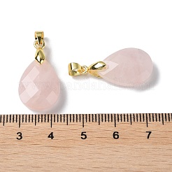 Ciondoli quazo rosa naturale&nbsp;G-Q005-02G-06