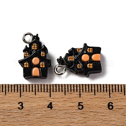 Undurchsichtige Harzanhänger zum Halloween-Thema&nbsp;RESI-D075-02B
