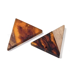 Pendentifs en résine & en bois&nbsp;WOOD-F015-06D