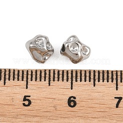 Unregelmäßige Perlen aus Edelstahl 304&nbsp;STAS-D394-03H-P