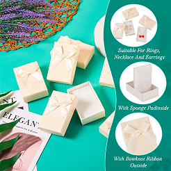 Rechteckige Geschenkbox für Schmuckset aus Papier&nbsp;CON-TAC0013-01C