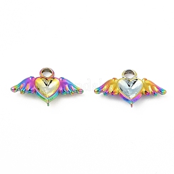 Pendentifs en acier inoxydable 304 avec placage ionique (IP) et montures en strass&nbsp;STAS-L268-008MC