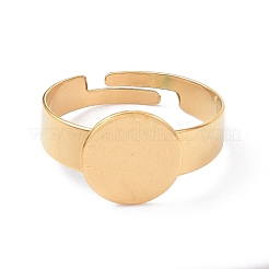 Ionenplattierung (IP) verstellbare Fingerringkomponenten aus Edelstahl 304&nbsp;STAS-P291-03B-G