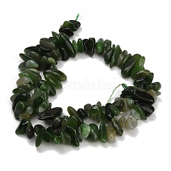Brins de perles de jade canadien naturel&nbsp;GG-CBAC61B-C07-01