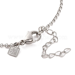 Bracelet pendentif en acier inoxydable 304 résistant au ternissement&nbsp;STAS-B070-01P