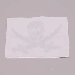Piratenstil Totenkopf Glitzer Hotfix Strass&nbsp;DIY-WH0268-04