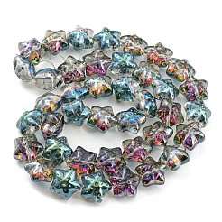 Chapelets de perles en verre électroplaqué&nbsp;EGLA-G037-07A