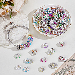 160 Stück 8 Farben Messing European Beads&nbsp;KK-PH0015-46