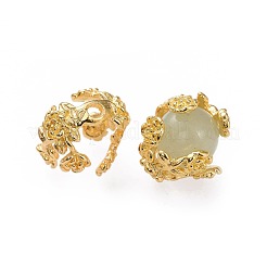 Tappi di perline fantasia in ottone&nbsp;PALLOY-G193-06G