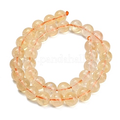 Perline citrino naturale fili&nbsp;GG-CBACB71-03-10mm
