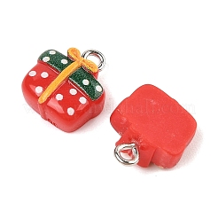 Pendentifs en résine opaque sur le thème de noël&nbsp;RESI-S08-01D