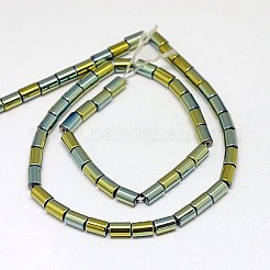 Electroplate non magnetici ematite sintetico fili di perline&nbsp;G-J162-A-07