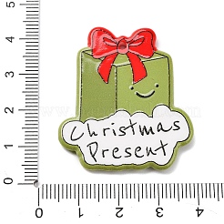 Pendentifs en acrylique opaque imprimés de la série de Noël&nbsp;OACR-Q080-01C