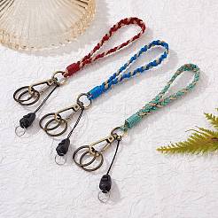 3 pièces boho macramé bracelet porte-clés porte-clés&nbsp;KEYC-SW00004-09