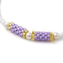 Bracelets extensibles en perles de rocaille en verre pour femmes&nbsp;BJEW-MZ00153-04