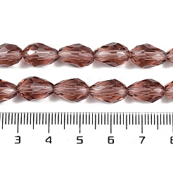 Chapelets de perles en verre transparente  &nbsp;EGLA-N013-T8mm-D02
