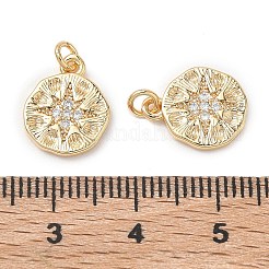 Messing micro pave klare zirkonia anhänger&nbsp;XGRQ3K125-529G