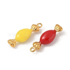 304 Edelstahl-Emaille-Anhänger&nbsp;STAS-P396-23G-M