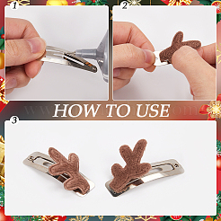 100 pièce 2 styles accessoires de décoration sur le thème de Noël&nbsp;FIND-GF0007-15A
