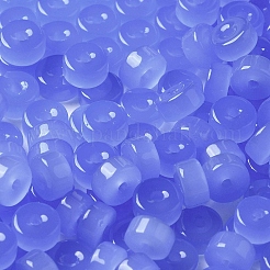 Nachahmung von Jadeglas-Saatperlen&nbsp;SEED-E001-J3x6mm-01