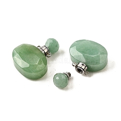 Colgantes de botella de perfume de piedra natural mezclada&nbsp;G-L623-07P