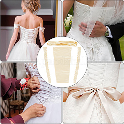 Reemplazo de la cremallera del vestido de novia de las mujeres&nbsp;DIY-GF0007-53A
