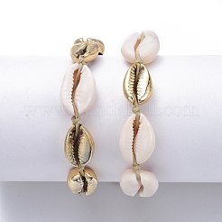 Ensembles de bracelets de perles tressées avec cordon de coton ciré ajustable&nbsp;BJEW-JB05121