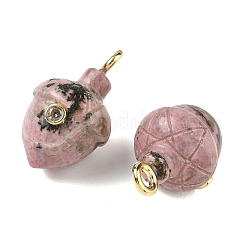 Colgantes naturales rhodonite&nbsp;GG-CBA105B-04P-G