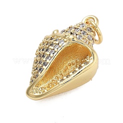 Ottone con pendenti a zirconi&nbsp;KK-Q006-07G