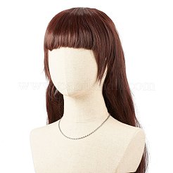 Anlaufgeschützte Lumachina-Kettenhalskette aus 304 Edelstahl für Damen&nbsp;NJEW-JN03892-03