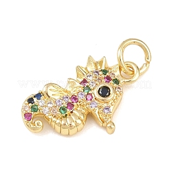 Colgante micropavé cubic zirconia de latón&nbsp;KK-H525-01D-G