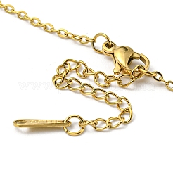 Collares colgantes de acero inoxidable 304&nbsp;NJEW-Z025-02A