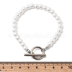 Armbänder aus Kunststoffperlen für Damen&nbsp;BJEW-L716-02P
