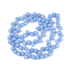 Nachahmung Jade Glasperlen &nbsp;GLAA-Q116-01A-E02