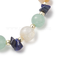 Stretcharmbänder aus natürlichen Citrin-&nbsp;BJEW-JB13183