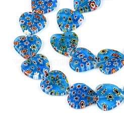 Fili di perline di vetro millefiori fatto a mano&nbsp;LAMP-T021-29C