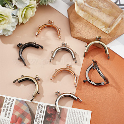 8 Stück 4 Farben Eisen Kiss Lock Geldbörse Rahmen&nbsp;FIND-PH0007-39