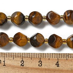 Natürlichen Tigerauge Perlen Stränge&nbsp;G-K387-A04-02