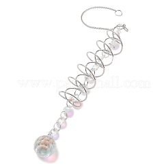 Spiralförmige hängende Ornamente aus Legierung&nbsp;HJEW-Q012-01C