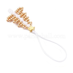 Décorations suspendues en perles de verre pour sapin de Noël&nbsp;HJEW-MZ00373-03
