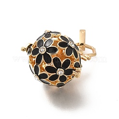 Legierung kristall strass perlen käfig anhänger&nbsp;ENAM-M047-04G-B
