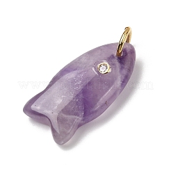 Pendentifs en améthyste naturelle&nbsp;G-A297-01G-11