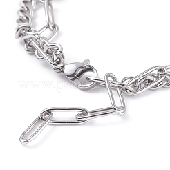 Bracciali a catena in acciaio inossidabile 304 per donna&nbsp;BJEW-TA00066